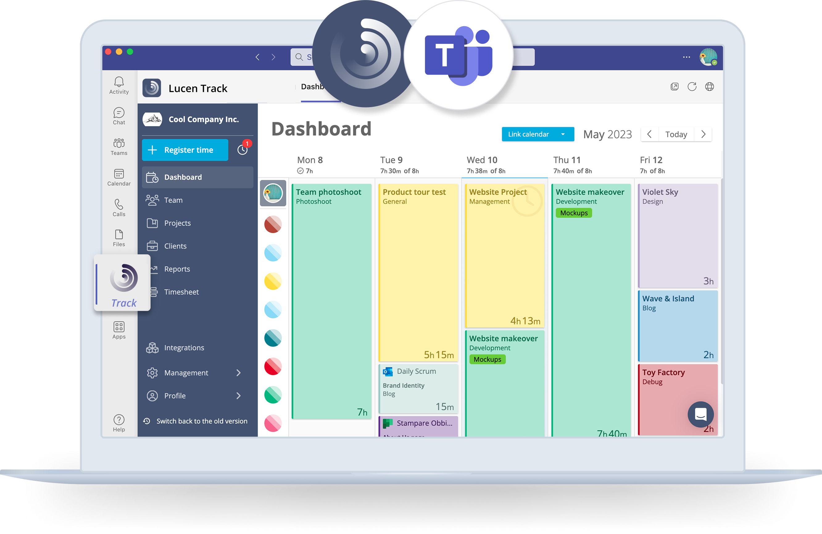 Time tracking for Microsoft Teams by Lucen Track